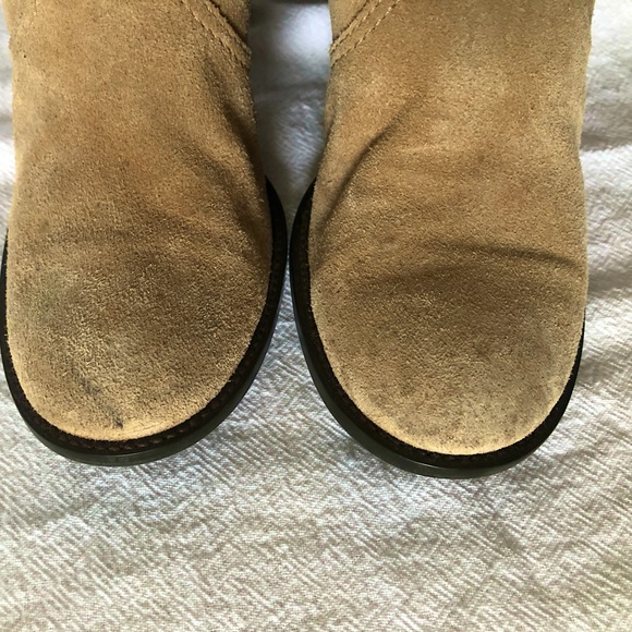Fran Sarto Suede Heeled Boots - Picture 6 of 8